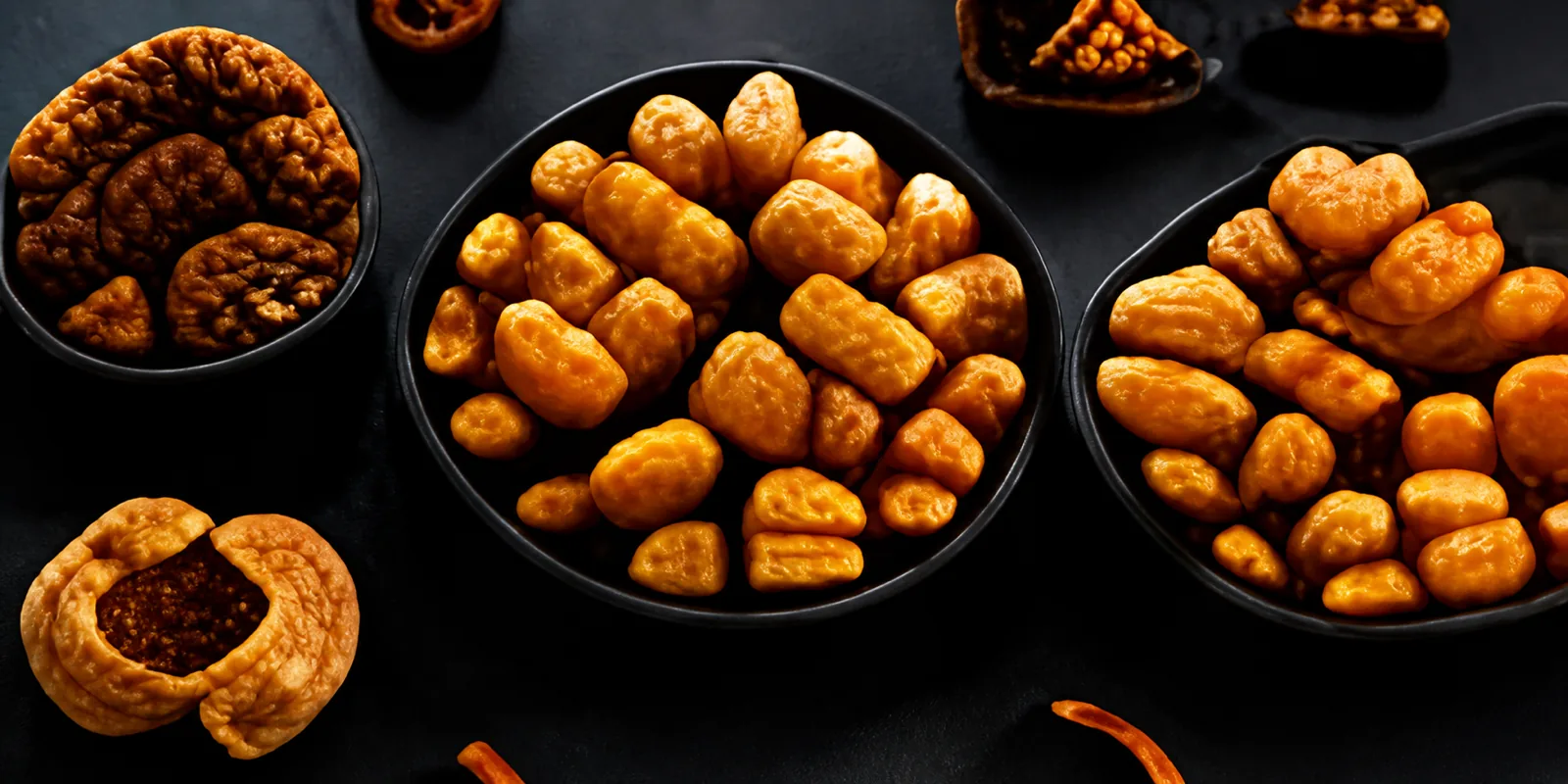 Dried fruits and nuts
